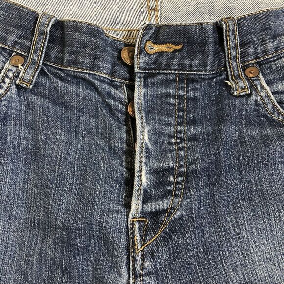 H&M Jeans Size 34/32 Slim Low Waist 100% Cotton Button Fly - Picture 14 of 16